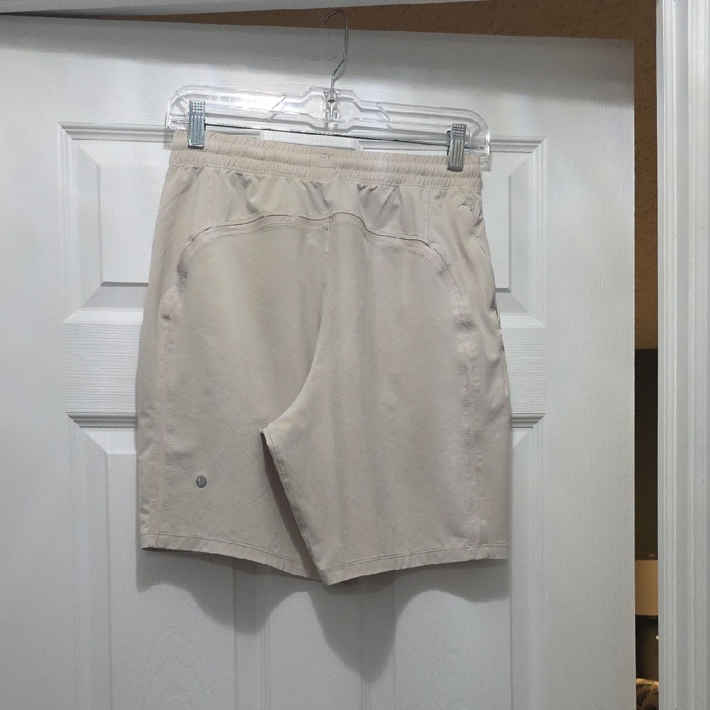 Lululemon Pace Breaker Liberless Men's Tan Shorts